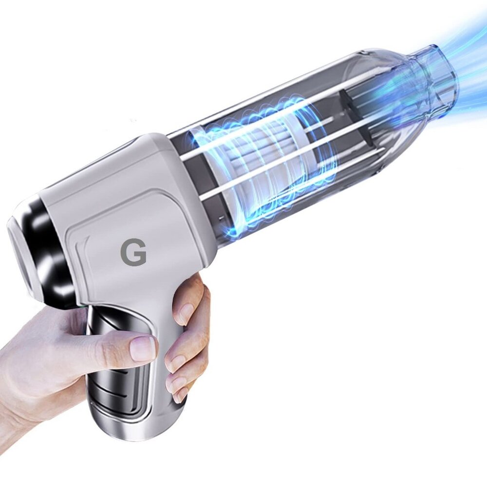 Powerful Wireless Car Vacuum Cleaner – High-Power Suction, Blower, and Multifunc